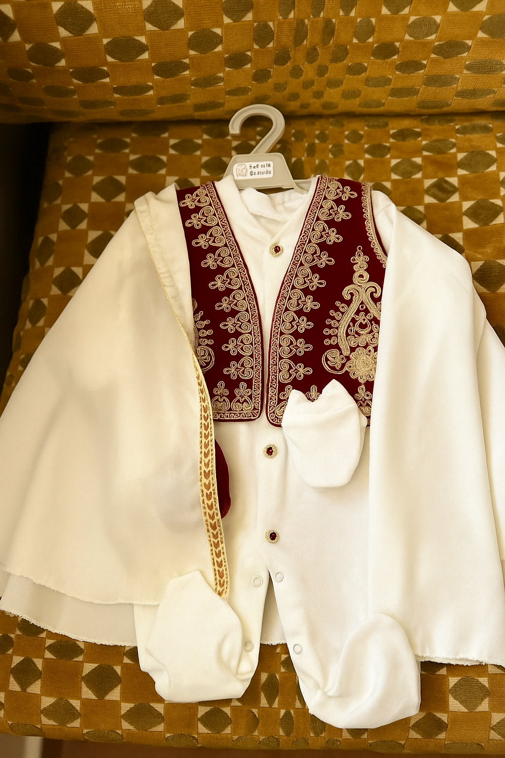 Ensemble Traditionnel 5 Pièces pour طهارة bébé 👶 – 💯conton, Qualité & Souvenir Inoubliable