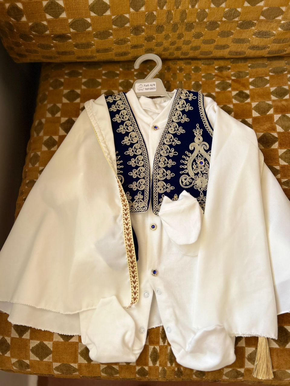 Ensemble Traditionnel 5 Pièces pour طهارة bébé 👶 – 💯conton, Qualité & Souvenir Inoubliable