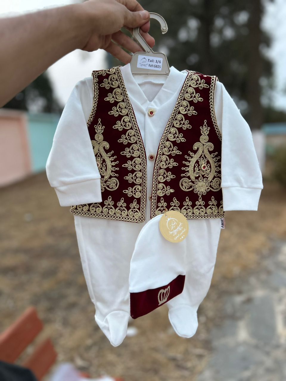 👶💙 أحلى طقم طهارة للبيبي 4 قطع تقليدية تفرّح القلوب