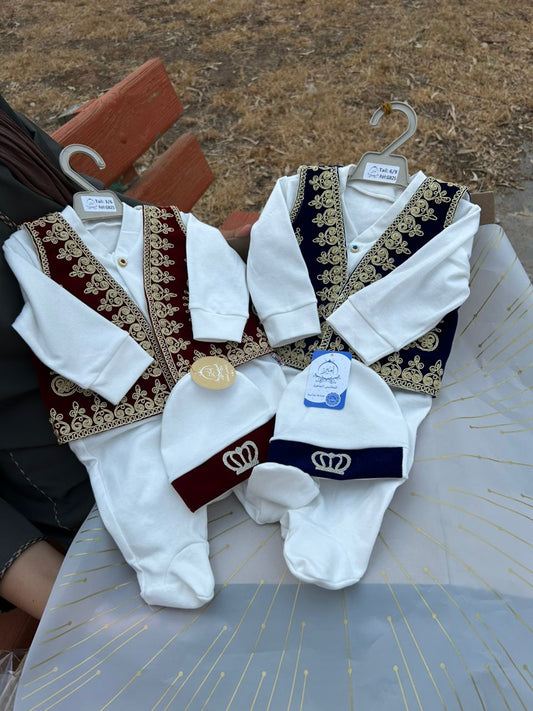 👶💙 أحلى طقم طهارة للبيبي  4 قطع تقليدية تفرّح القلوب